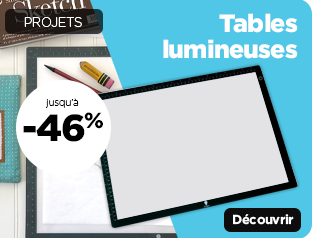 Promo tables lumineuses wafer Daylight Rougier&Plé