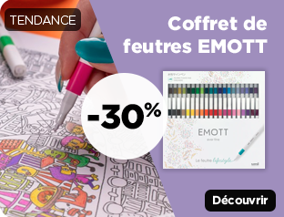 Coffret de feutres EMOTT - Rougier&Plé