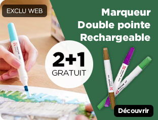 Marqueur Double pointe Rechargeable Pantone - Rougier&Plé