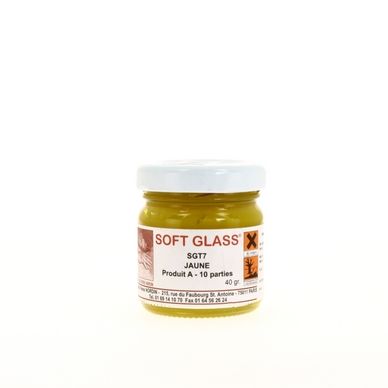 Résine Soft Glass 40g jaune