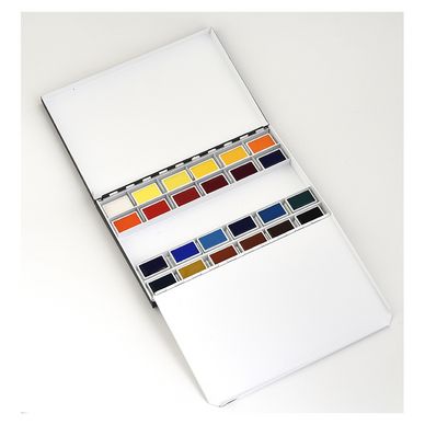 Aquarelle Extra-Fine Boîte métal Luxe 24 godets