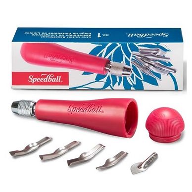 Kit de 5 Gouges Linogravure + Manche