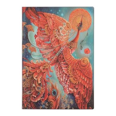 Carnet Souple 13 x 18 cm 176 p Ligné Oiseau de Feu