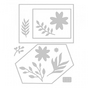 Matrice de découpe Thinlits Die Set de cadres géométriques fleuris