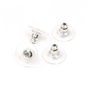 Fermoirs de Boucles d'oreilles 10 mm 10 pcs Laiton argenté