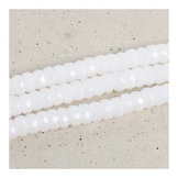 Perles de Bohème Rondelles Facettées 3 x 6 mm sur Fil 12 cm