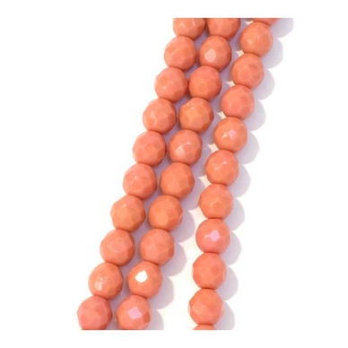 Perles de Bohème Rondes Facettées ø 8 mm sur Fil 12 cm