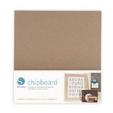 Carton gris Chipboard Silhouette Cameo 30 x 30 cm 25 pcs