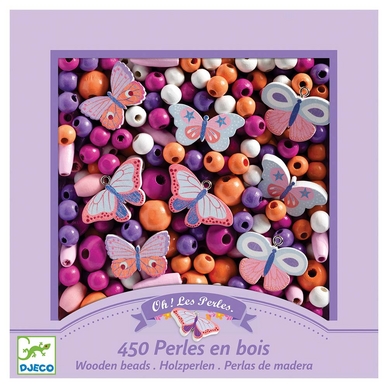 Perles en bois Papillons 450 pcs