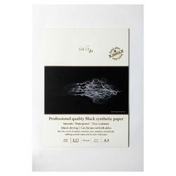 Bloc Dessin Papier Yupo 155 g/m² 10 feuilles noires