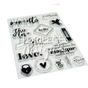 Tampons transparents This is love 14 pcs