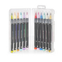 Feutres Pinceaux 12 couleurs pastel