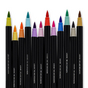 Feutres Pinceaux 12 couleurs pastel