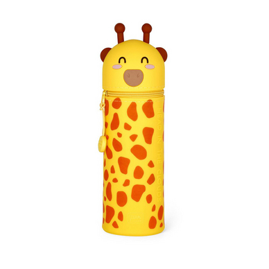 Trousse 2 en 1 Silicone Souple Girafe