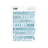 Stickers Alphabet Turquoise