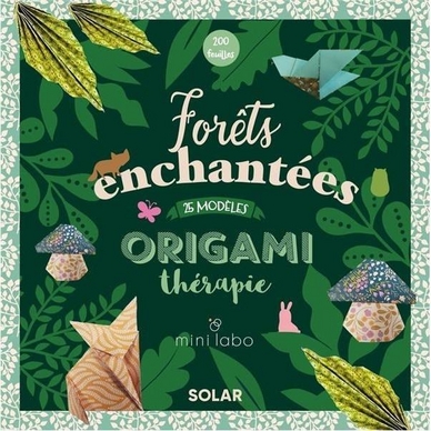 Livre Origami thérapie Forêts enchantées