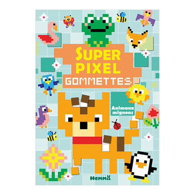 Livre de gommettes Super Pixel Animaux mignons