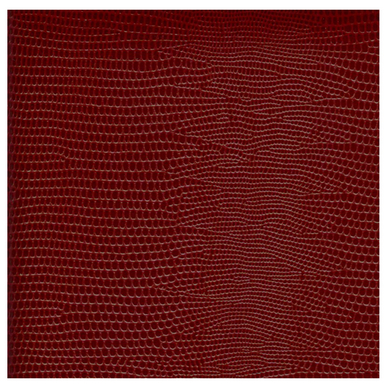 Papier cuir Lézard 68,5 x 50 cm 188 g/m² Bordeaux