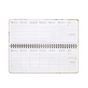 Planificateur de bureau 2025 - 27,2 x 10,2 cm Travel