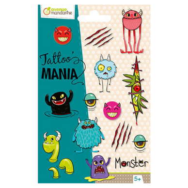 Tatouage Tattoo' Mania Monstres