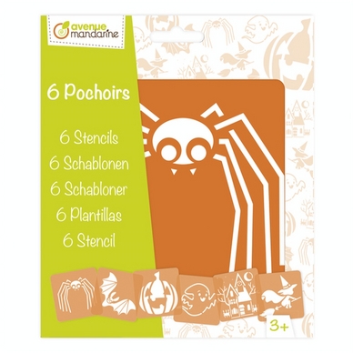 Pochoirs Halloween 6 pcs