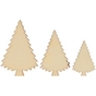 Silhouettes en bois Sapin 21 pcs