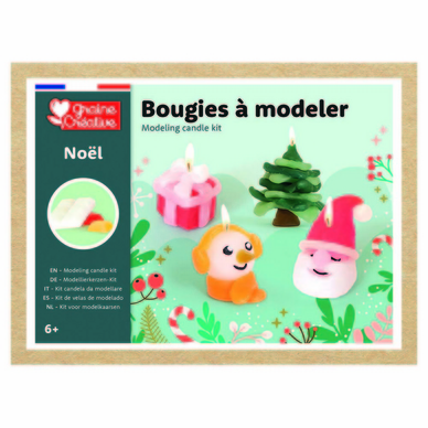 Kit Bougie à modeler Noël