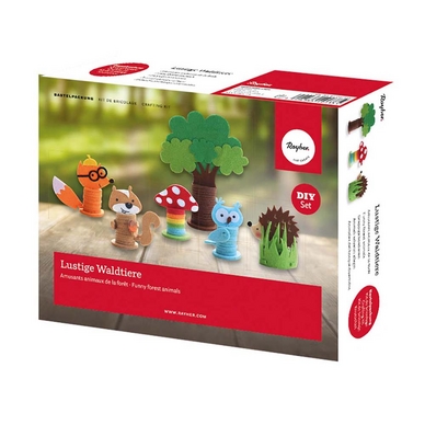 Kit créatif Animaux de la forêt en Feutrine