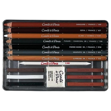 Crayons & Carrés Esquisse Boite de 15 pcs