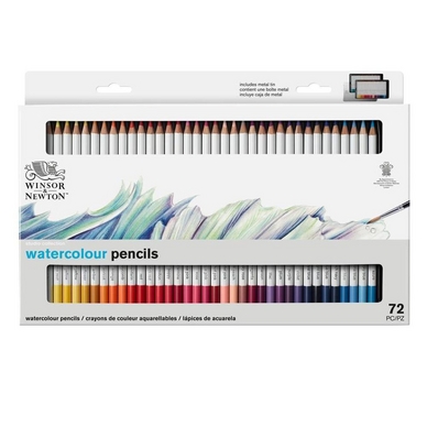 Crayons de couleur aquarellables Studio Collection 72 pcs