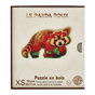 Puzzle en bois 104 pcs Le Panda Roux