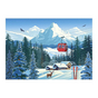 Puzzle 1000 pcs Paysage enneigé