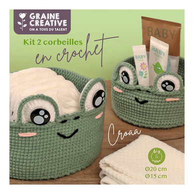 Kit de crochet Mes corbeilles Grenouille