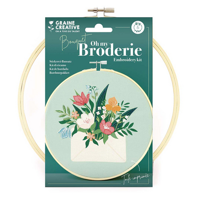 Kit de broderie partielle Bouquet