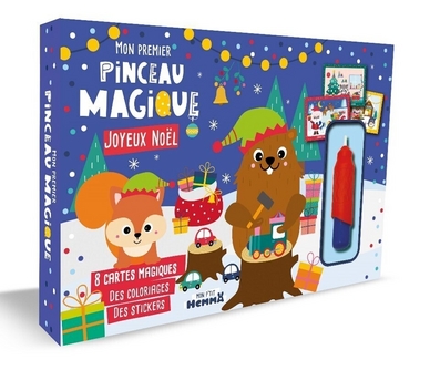 Livre de coloriage Mon premier pinceau magique Joyeux Noël