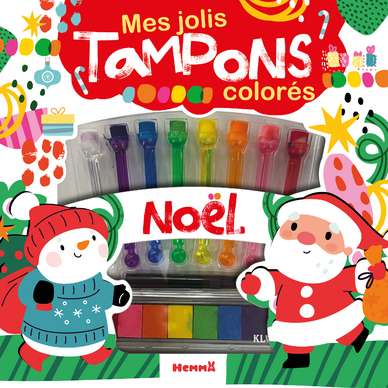 Coffret Mes jolis tampons colorés Noël