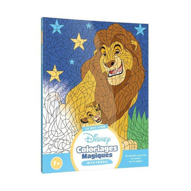 Livre de coloriages mystères Disney Le Roi Lion