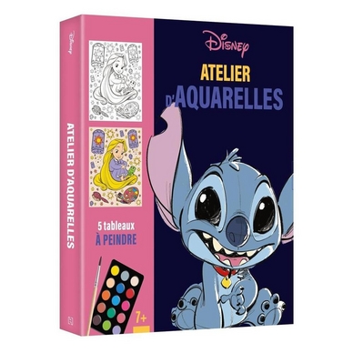 Coffret Disney Atelier d'aquarelle 5 Tableaux à peindre