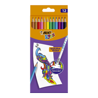 Crayons de couleur BIC Kids Evolution Illusion 12 pcs