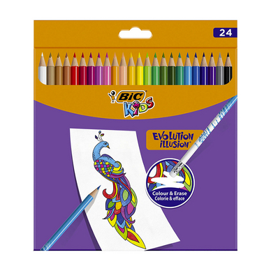 Crayons de couleur BIC Kids Evolution Illusion 24 pcs