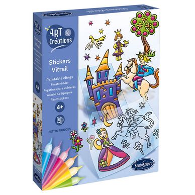 Coffret Art & Créations Stickers vitrail Petits princes