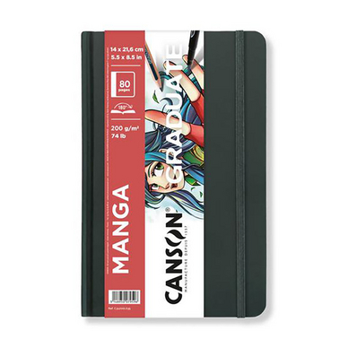 Carnet de dessin Graduate Manga 200 g/m² 14 x 21,6 cm