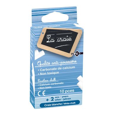 Craies Anti Poussiere Boite De 10 Blanches Jpc Creations Chez Rougier Ple