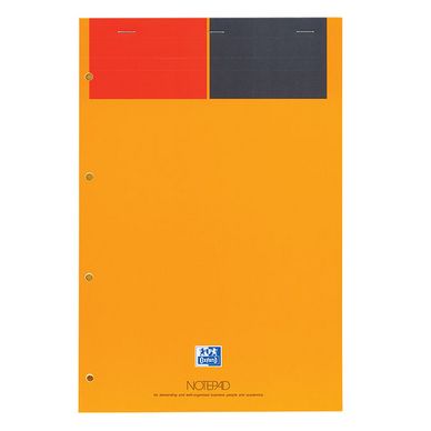 Oxford Bloc-notes international NOTEPAD, format A4+, ligné