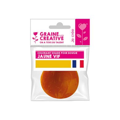 Colorant Liquide jaune pour Bougies - Flacon 27ml - Graine Créative