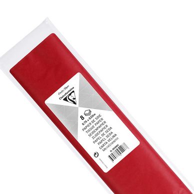 70 x 50 cm 24 Feuilles Papiers de Soie Rouges Papier d'Emballage
