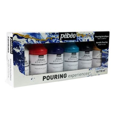 Peinture acrylique Pouring Expérience 118 ml - Scrapmalin
