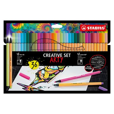 Coffret de coloriage anti-stress Pen 68 + 1 carnet à colorier STABILO chez  Rougier & Plé