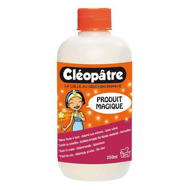 Cléopâtre - AD1L - Flacon de Recharge de Colle transparente forte 1 L &  CLEOPATRE - Produit magique pour faire du Slime format de 250ml