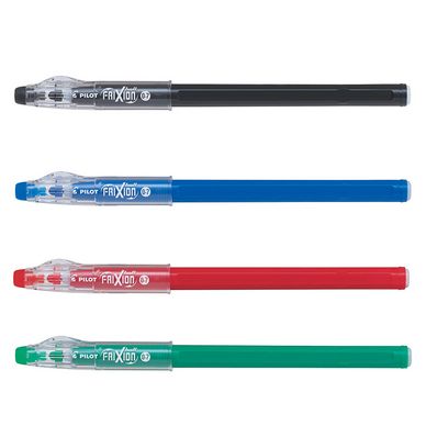 Stylo roller Pilot Frixion Ball pointe moyenne 0.7 avec gomme